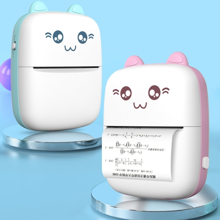 C9 Mini Bluetooth Wireless Thermal Printer With 5 Papers & 5 Sticker Papers(Pink) by buy2fix