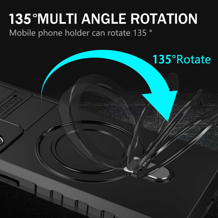 For Samsung Galaxy Note20 Ultra MagSafe Magnetic Holder Phone Case(Black) by buy2fix