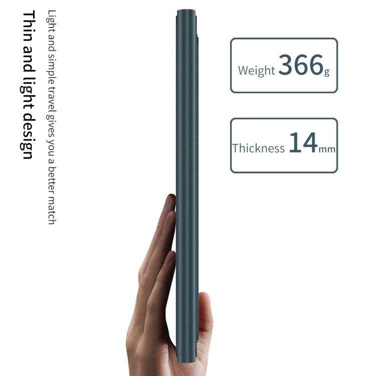 For Samsung Galaxy Z Fold5 GKK Gear Adjustment Bluetooth Keyboard + Pen + Mouse + Case Set(Carbon Fibre) by GKK