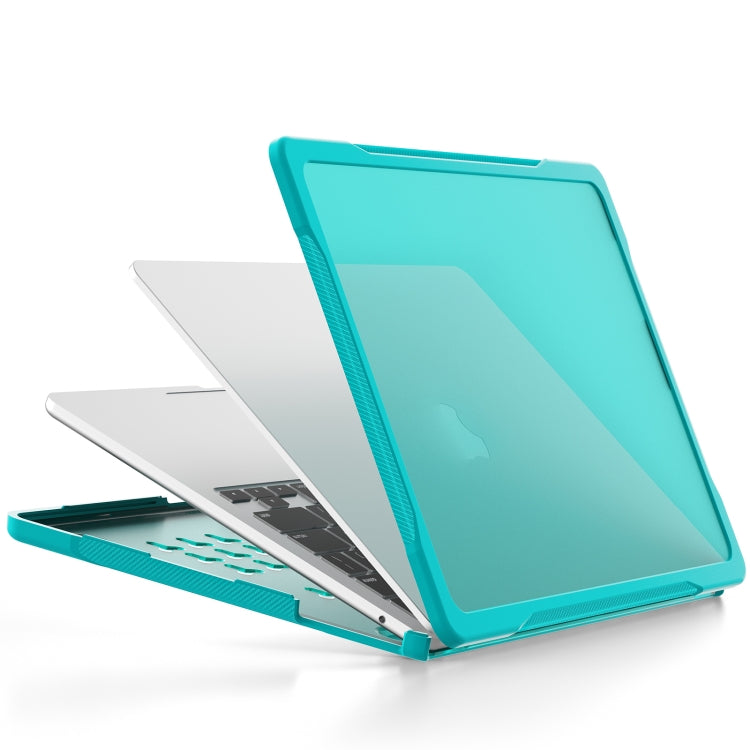For MacBook Air 13.6 inch A2681 2022 / M3 2024 A3113 / M4 2025 A3240 Translucent Laptop Protective Case(Light Blue) - MacBook Air Cases by buy2fix | Online Shopping UK | buy2fix