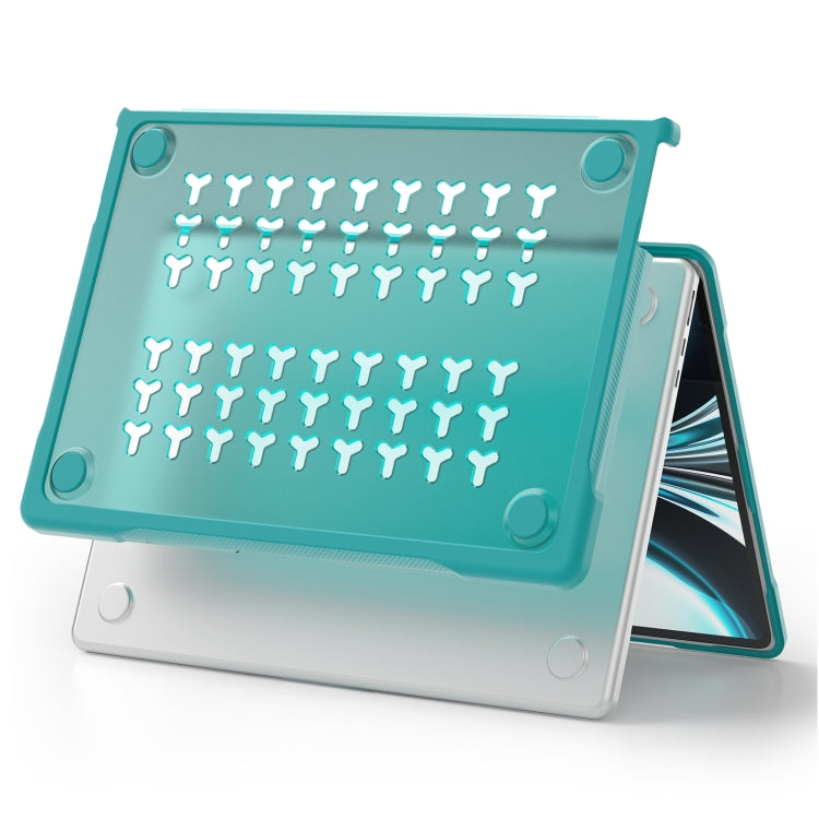 For MacBook Air 13.6 inch A2681 2022 / M3 2024 A3113 / M4 2025 A3240 Translucent Laptop Protective Case(Light Blue) - MacBook Air Cases by buy2fix | Online Shopping UK | buy2fix
