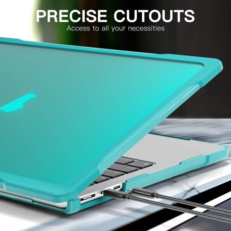 For MacBook Air 13.6 inch A2681 2022 / M3 2024 A3113 / M4 2025 A3240 Translucent Laptop Protective Case(Light Blue) - MacBook Air Cases by buy2fix | Online Shopping UK | buy2fix