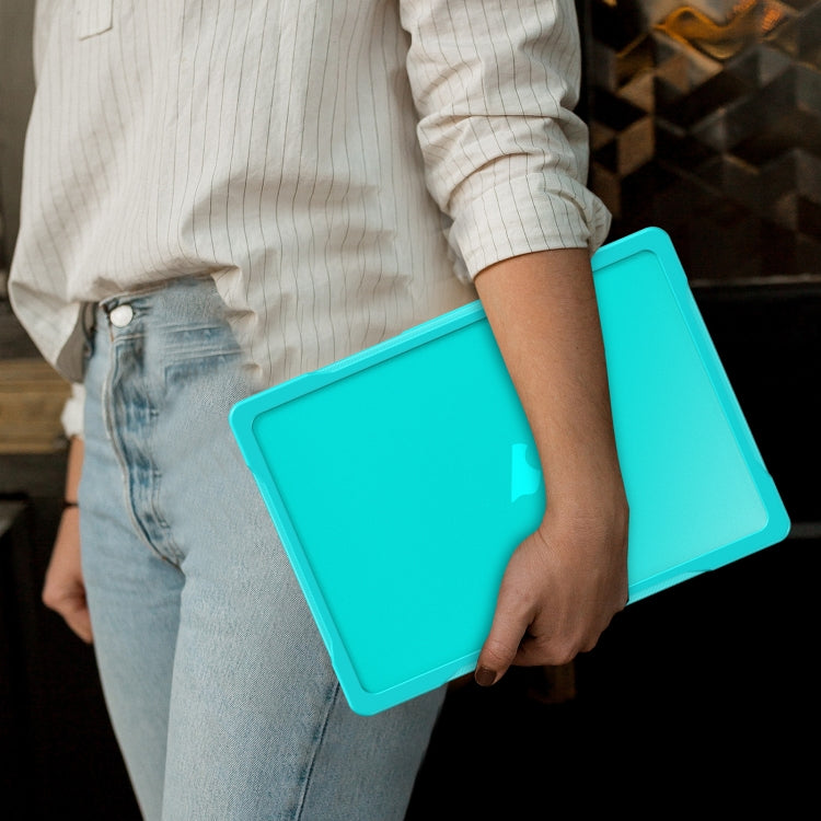 For MacBook Air 13.6 inch A2681 2022 / M3 2024 A3113 / M4 2025 A3240 Translucent Laptop Protective Case(Light Blue) - MacBook Air Cases by buy2fix | Online Shopping UK | buy2fix