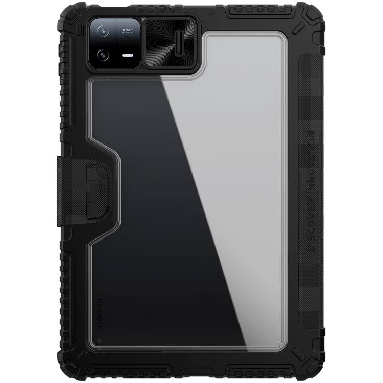For Xiaomi Pad 6 / Pad 6 Pro NILLKIN Bumper Pro Camshield Tablet Leather Case(Black) - More Tablet Cases by NILLKIN | Online Shopping UK | buy2fix