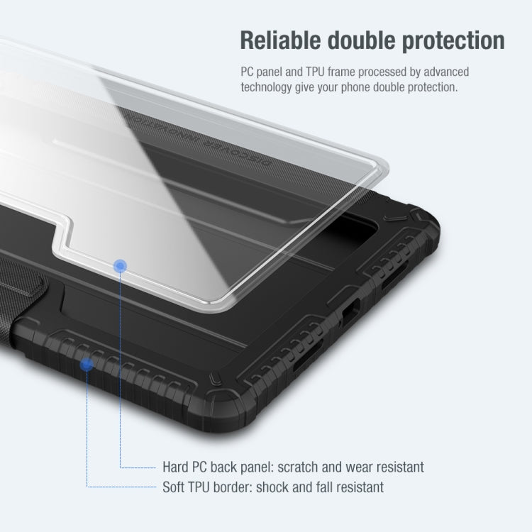 For Xiaomi Pad 6 / Pad 6 Pro NILLKIN Bumper Pro Camshield Tablet Leather Case(Black) - More Tablet Cases by NILLKIN | Online Shopping UK | buy2fix