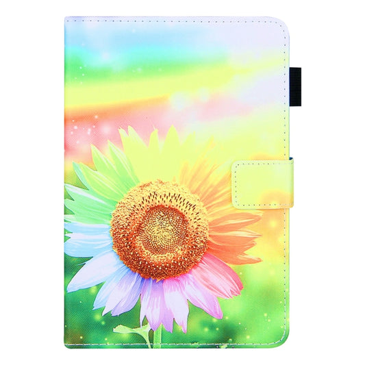 For Amazon Fire Max 11 2023 Colored Drawing Leather Smart Tablet Case(Sunflower) by buy2fix