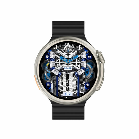 Z78 Ultra 1.52 inch Round Screen HD Smart Watch Supports Heart Rate/Blood Oxygen Monitoring(Black) by buy2fix