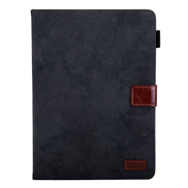 For Amazon Fire Max 11 2023 Cloth Texture Leather Smart Tablet Case(Black) - Amazon by buy2fix | Online Shopping UK | buy2fix