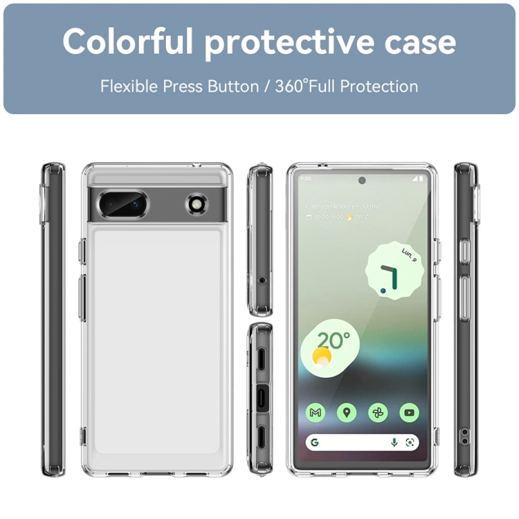 For Google Pixel 6a Candy Series TPU Phone Case(Transparent) - Google Cases by buy2fix | Online Shopping UK | buy2fix