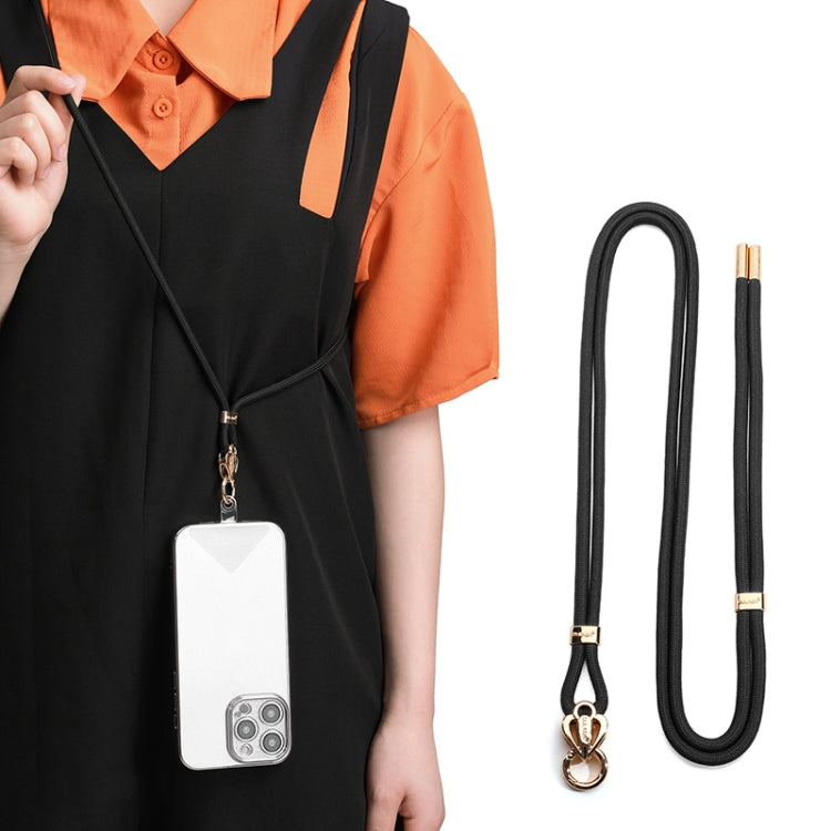 SULADA Multifunctional Universal Mobile Phone Love Lanyard(Black) - Lanyards & Wrist Straps by SULADA | Online Shopping UK | buy2fix