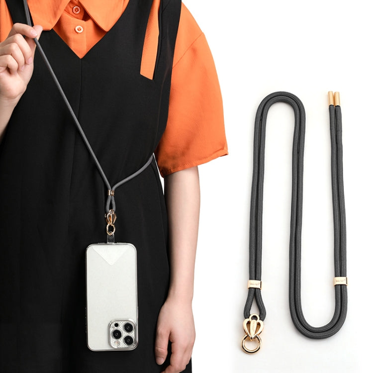 SULADA Multifunctional Universal Mobile Phone Love Lanyard(Grey) - Lanyards & Wrist Straps by SULADA | Online Shopping UK | buy2fix