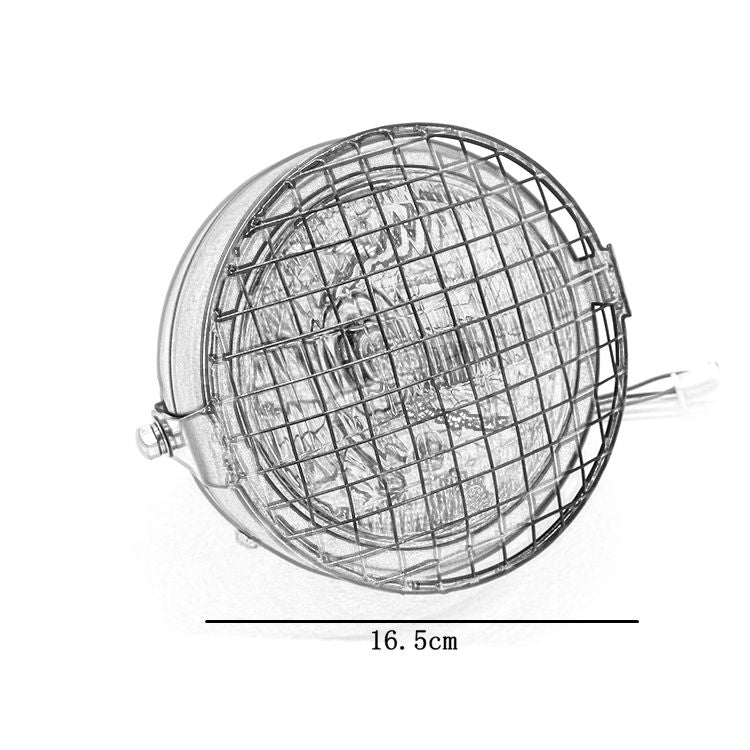 Motorcycle Reticular Retro Lamp LED Headlight Modification Accessories for Halley / Honda CG125 / Suzuki GN125(White) - In Car by buy2fix | Online Shopping UK | buy2fix