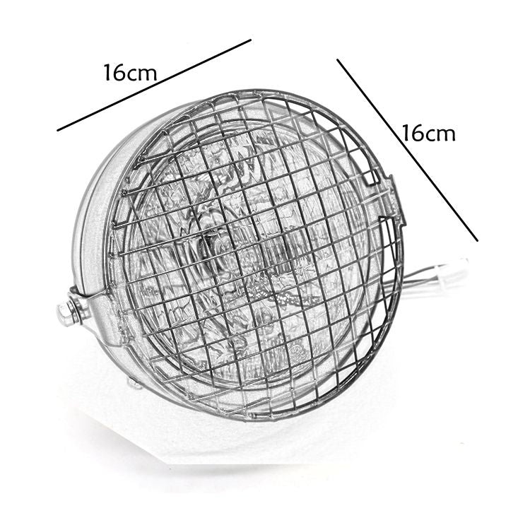 Motorcycle Reticular Retro Lamp LED Headlight Modification Accessories for Halley / Honda CG125 / Suzuki GN125(Yellow) - Headlights by buy2fix | Online Shopping UK | buy2fix