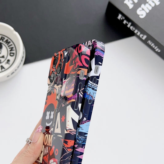 For iPhone 11 Painted Pattern Precise Hole PC Phone Case(Green Label) by buy2fix