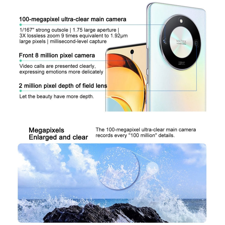 Honor X50 5G, 108MP Camera, 6.78 inch MagicOS 7.1.1 Snapdragon 6 Gen1 Octa Core up to 2.2GHz, Network: 5G, OTG, Not Support Google Play, Memory:16GB+512GB(Orange) - Honor by HONOR | Online Shopping UK | buy2fix