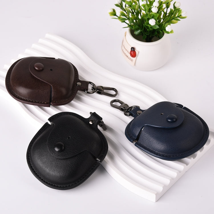 For Bose QuietComfort Earbuds II Leather TWS Earphone Protective Case with Hook(Red) by buy2fix