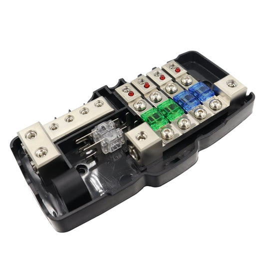 CP-0722 Orvac 0-4 GA 4 Circuit HD Fuse Power Distribution Block Ground Buss with LED Indicator by buy2fix