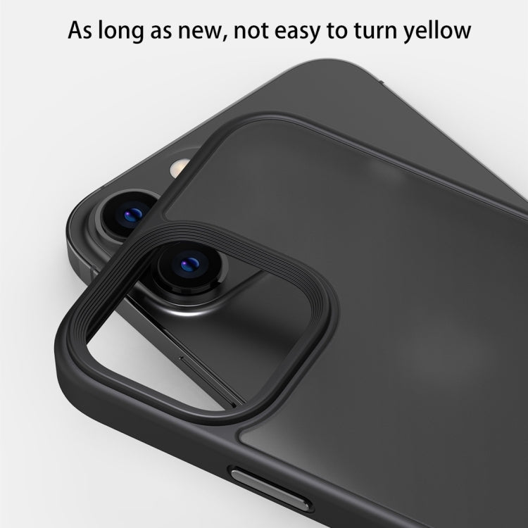 For iPhone 15 Plus Frosted Back Shockproof Phone Case(Grey) - iPhone 15 Plus Cases by buy2fix | Online Shopping UK | buy2fix