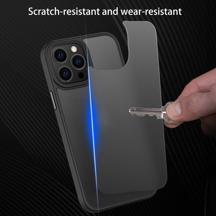 For iPhone 15 Plus Frosted Back Shockproof Phone Case(Grey) - iPhone 15 Plus Cases by buy2fix | Online Shopping UK | buy2fix