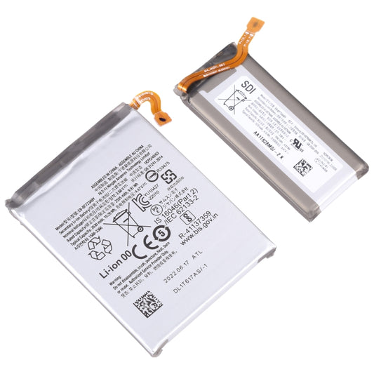 EB-BF723ABU EB-BF724ABU 1 Pair 2555mAh 1070mAh Battery Replacement For Samsung Galaxy Z Flip4 F721U F721B - For Samsung by buy2fix | Online Shopping UK | buy2fix