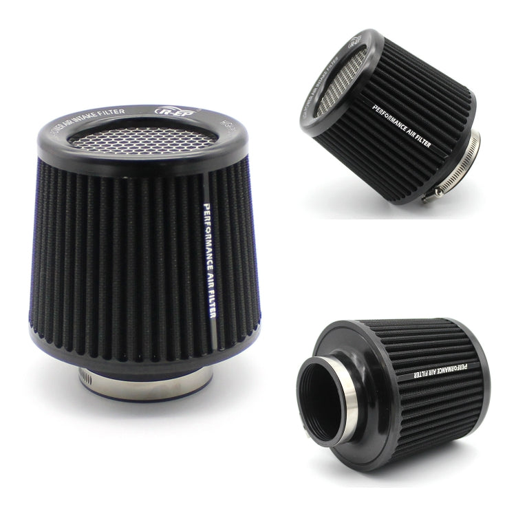 XH-UN077-079 Car High Flow Cold Cone Engine Air Intake Filter, Size:101mm(Black) - Air Intake System by buy2fix | Online Shopping UK | buy2fix