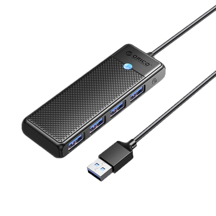 ORICO PAPW4A-U3 4 in 1 USB to USB Multi-function Docking Station HUB Adapter(Black) - USB HUB by ORICO | Online Shopping UK | buy2fix