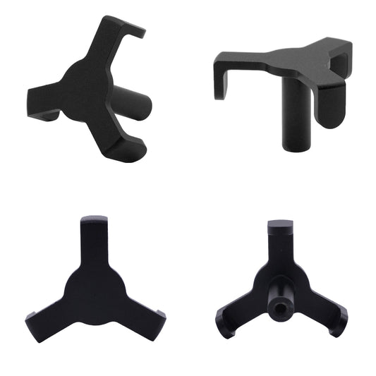 XH-6287 Car Trunk Organizer Bag Storage Aluminum Alloy Hook For Tesla Model 3 2018-2021(Black) by buy2fix