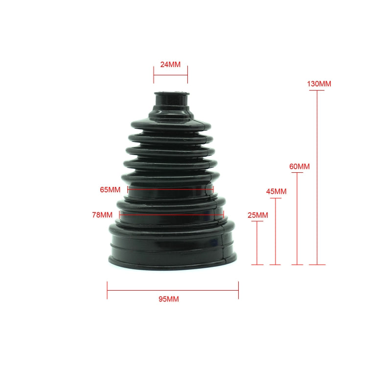 XH-6145 Car Steering Ball Rubber Dust Cover(Red) - Steering System by buy2fix | Online Shopping UK | buy2fix
