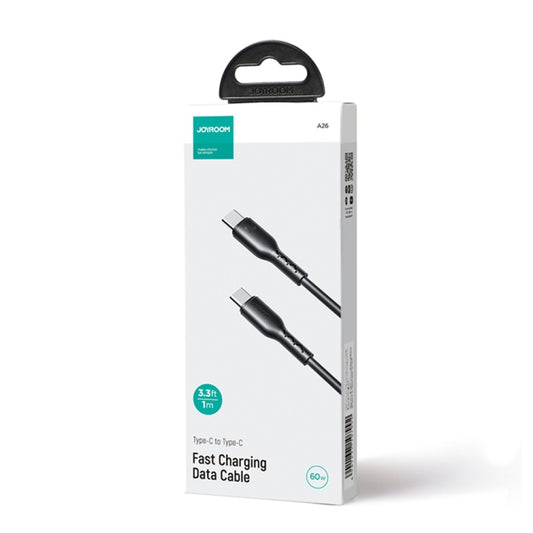 JOYROOM SA26-CC3 Flash Charge Series 60W USB-C / Type-C to USB-C / Type-C Fast Charging Data Cable, Cable Length:1m(Black) by JOYROOM