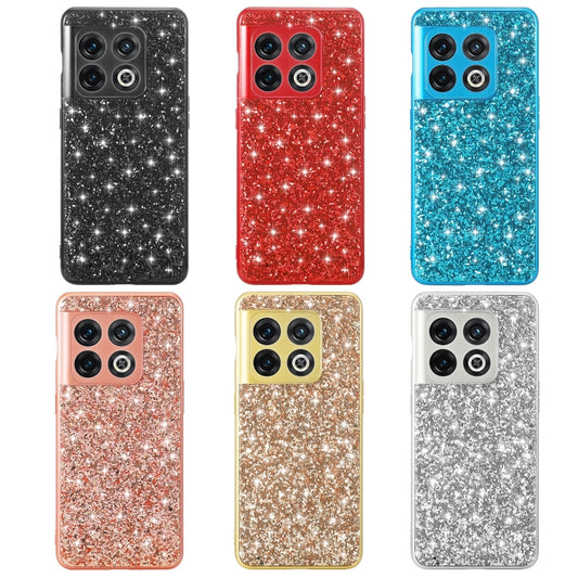 For OnePlus Ace Pro/10T Glitter Powder Shockproof TPU Phone Case(Blue) by buy2fix