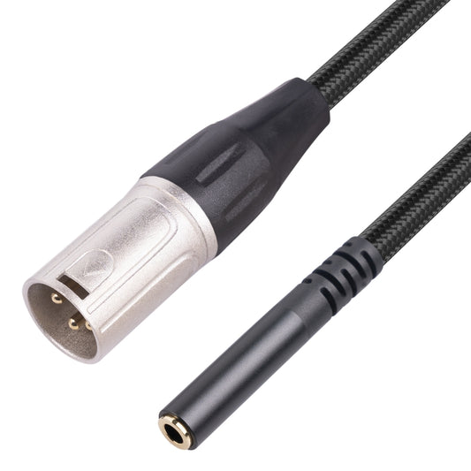 3.5mm Female to XLR 3pin Male Audio Cable, Length: 30cm by buy2fix