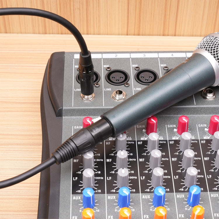6.35mm 1/4 TRS Male to XLR 3pin Female Microphone Cable, Length:1.8m by buy2fix