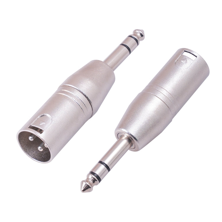 LZ1180 6.35mm 1/4 TRS Male to XLR 3pin Male Adapter - Microphone Audio Cable & Connector by buy2fix | Online Shopping UK | buy2fix