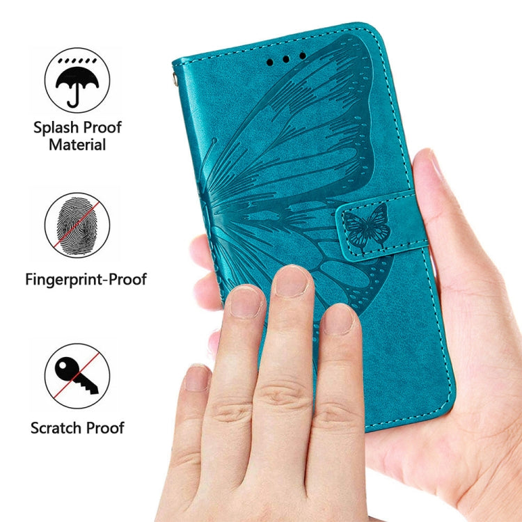 For Tecno Spark 10C / K15Q Embossed Butterfly Leather Phone Case(Rose Gold) by buy2fix