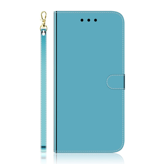 For Realme C53 / Narzo N53 Imitated Mirror Surface Leather Phone Case(Blue) by buy2fix