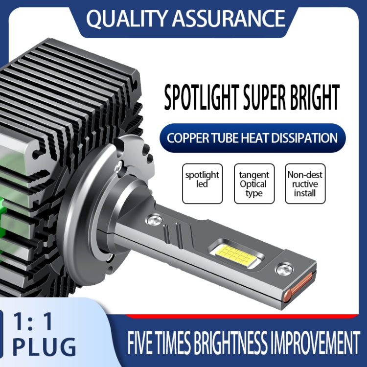 P15 1 Pair D1S / D1R DC10-32V / 35W / 6000K / 4000LM IP68 Waterproof Car LED Headlight - LED Headlamps by buy2fix | Online Shopping UK | buy2fix