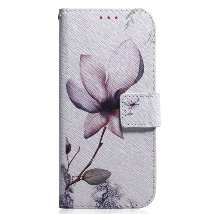 For Realme C53 / Narzo N53 Coloured Drawing Flip Leather Phone Case(Magnolia) - Realme Cases by buy2fix | Online Shopping UK | buy2fix
