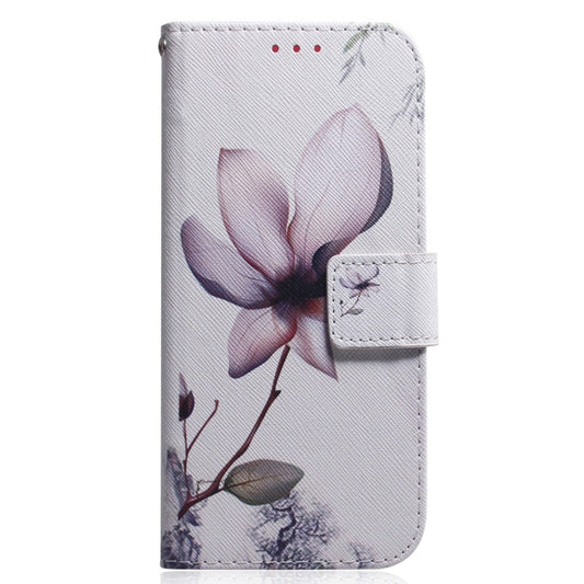 For Realme C53 / Narzo N53 Coloured Drawing Flip Leather Phone Case(Magnolia) by buy2fix