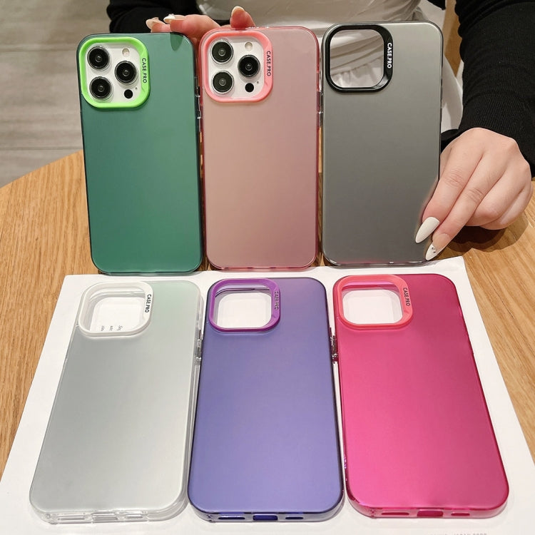For iPhone XS Max IMD Colorful Gradient Acrylic Phone Case(Silver) - More iPhone Cases by buy2fix | Online Shopping UK | buy2fix