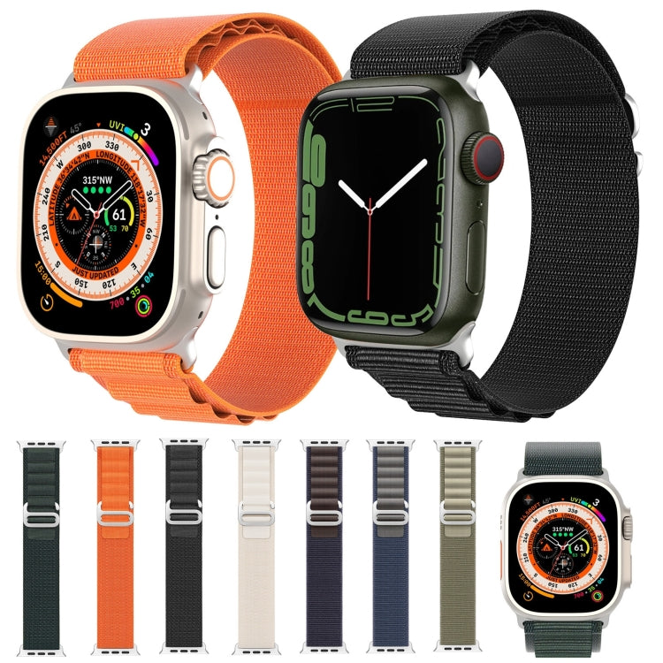 For Apple Watch SE 2023 44mm DUX DUCIS GS Series Nylon Loop Watch Band(Black) - Watch Bands by DUX DUCIS | Online Shopping UK | buy2fix
