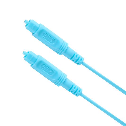 8m EMK OD2.2mm Digital Audio Optical Fiber Cable Plastic Speaker Balance Cable(Sky Blue) by EMK
