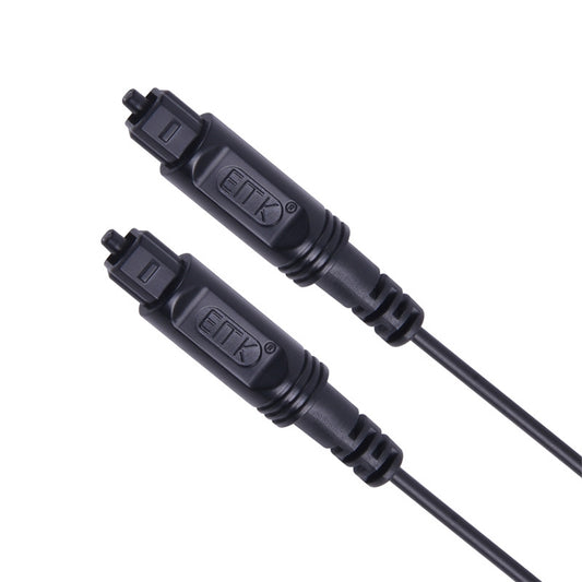 25m EMK OD2.2mm Digital Audio Optical Fiber Cable Plastic Speaker Balance Cable(Black) by EMK
