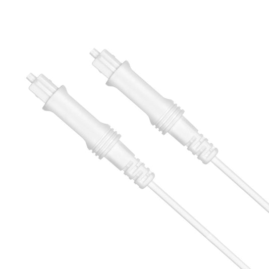 30m EMK OD2.2mm Digital Audio Optical Fiber Cable Plastic Speaker Balance Cable(White) by EMK