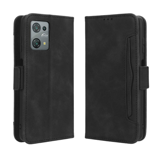 For Blackview Oscal C30 / C30 Pro Skin Feel Calf Texture Card Slots Leather Phone Case(Black) by buy2fix