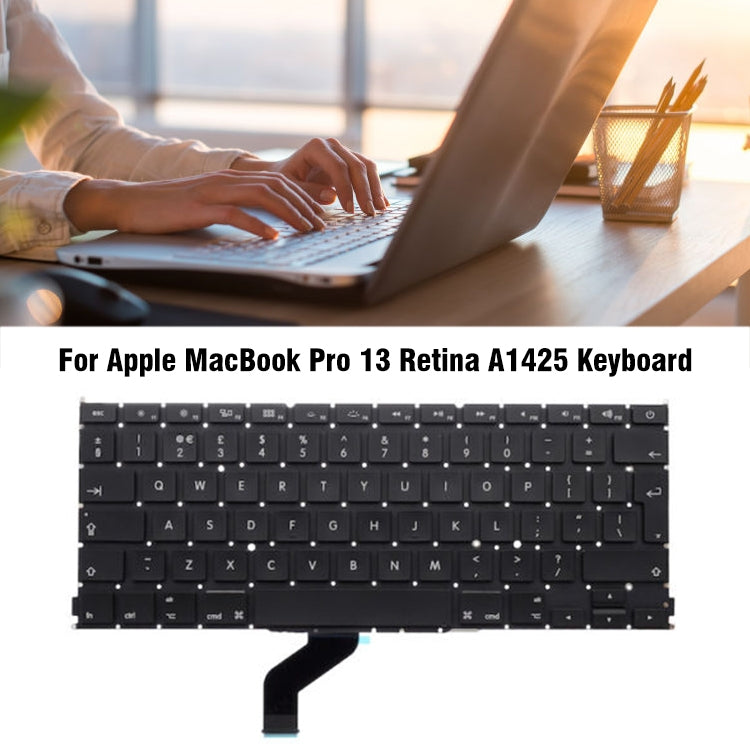 For MacBook Pro 13.3 A1425 2012 FBA US Version Laptop Keyboard by buy2fix