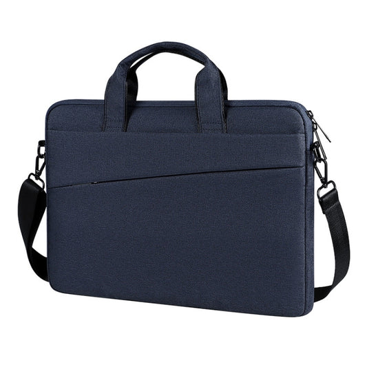 For 15.6 inch ST01S Waterproof Oxford Laptop Diagonal Shoulder Handbag(Navy Blue) by buy2fix