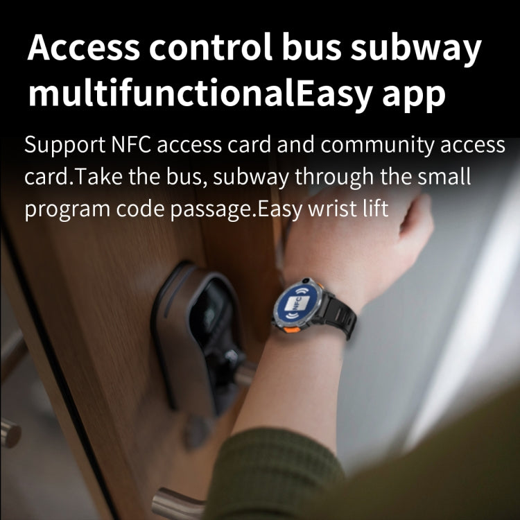 ZGP PG999 1.54 inch HD Round Screen 4G Smart Watch Android 8.1, Specification:2GB+16GB(Black) by buy2fix