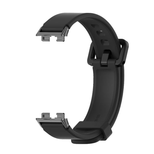 For Huawei Band 8 / 9 / 10 Mijobs Silicone Breathable Watch Band(Black) by MIJOBS