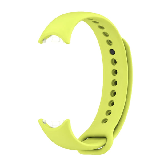 For Xiaomi Smart Band 10 / 9 / 8 Mijobs Solid Color Silicone Watch Band(Grass Green) by buy2fix