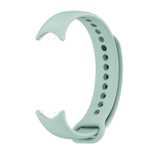 For Xiaomi Smart Band 10 / 9 / 8 Mijobs Solid Color Silicone Watch Band(Aqua) by buy2fix